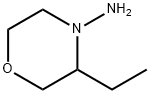 4-Morpholinamine, 3-ethyl- Struktur