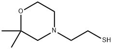 4-Morpholineethanethiol,2,2-dimethyl- Struktur