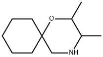 1-Oxa-4-azaspiro[5.5]undecane, 2,3-dimethyl- Struktur