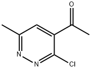 1-(3-chloro-6-methyl-4-pyridazinyl)-Ethanone Struktur