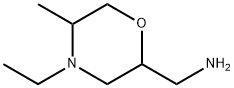 2-Morpholinemethanamine,4-ethyl-5-methyl- Struktur