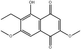 6-Ethyl-2,7-dimethoxyjuglone Struktur