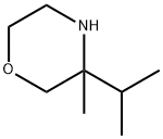 Morpholine, 3-methyl-3-(1-methylethyl)- Struktur