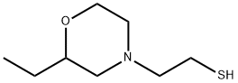 4-Morpholineethanethiol,2-ethyl- Struktur