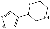 2-(1H-pyrazol-4-yl)morpholine Struktur