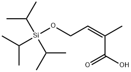 2-Butenoic acid, 2-methyl-4-[[tris(1-methylethyl)silyl]oxy]-, (2Z)-