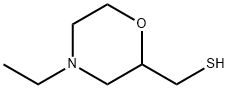 2-Morpholinemethanethiol, 4-ethyl- Struktur