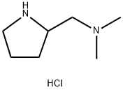 2-Pyrrolidinemethanamine, N,N-dimethyl-, hydrochloride (1:1) Struktur