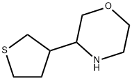 Morpholine, 3-(tetrahydro-3-thienyl)- Struktur