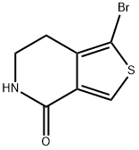 Thieno[3,4-c]pyridin-4(5H)-one, 1-bromo-6,7-dihydro- Struktur