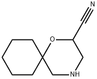 1-Oxa-4-azaspiro[5.5]undecane-2-carbonitrile Struktur