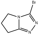 5H-Pyrrolo[2,1-c]-1,2,4-triazole, 3-bromo-6,7-dihydro- Struktur