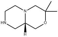 Pyrazino[2,1-c][1,4]oxazine,octahydro-3,3-dimethyl-,(9aS)- Struktur