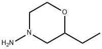 4-Morpholinamine, 2-ethyl- Struktur