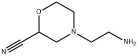 2-Morpholinecarbonitrile,4-(2-aminoethyl)- Struktur