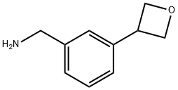 3-(oxetan-3-yl)phenyl]methanamine Struktur