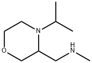 3-Morpholinemethanamine, N-methyl-4-(1-methylethyl)- Struktur