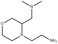 4-Morpholineethanamine, 3-[(dimethylamino)methyl]- Struktur