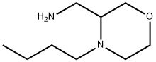 3-Morpholinemethanamine,4-butyl- Struktur