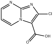 2-chloroimidazo[1,2-a]pyrimidine-3-carboxylic acid Struktur