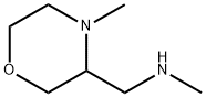 3-Morpholinemethanamine, N,4-dimethyl- Struktur