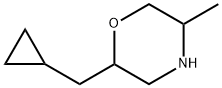 Morpholine, 2-(cyclopropylmethyl)-5-methyl- Struktur