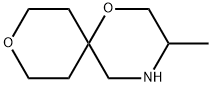 1,9-Dioxa-4-azaspiro[5.5]undecane, 3-methyl- Struktur