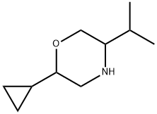 Morpholine, 2-cyclopropyl-5-(1-methylethyl)- Struktur