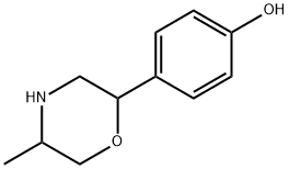 Phenol, 4-(5-methyl-2-morpholinyl)- Struktur