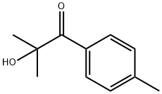 2-HYDROXY-2-METHYL-1-P-TOLYLPROPAN-1-ONE 結(jié)構(gòu)式