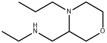 3-Morpholinemethanamine, N-ethyl-4-propyl- Struktur