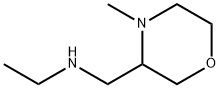 3-Morpholinemethanamine, N-ethyl-4-methyl- Struktur