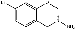 Hydrazine, [(4-bromo-2-methoxyphenyl)methyl]- Struktur