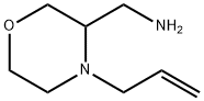 3-Morpholinemethanamine, 4-(2-propen-1-yl)- Struktur