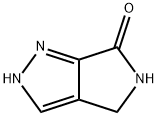 Pyrrolo[3,4-c]pyrazol-6(2H)-one, 4,5-dihydro- Struktur