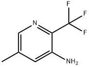 3-Pyridinamine, 5-methyl-2-(trifluoromethyl)- Struktur