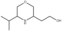 3-Morpholineethanol, 5-(1-methylethyl)- Struktur