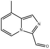 8-methylimidazo[1,5-a]pyridine-3-carbaldehyde Struktur