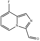 8-fluoroimidazo[1,5-a]pyridine-3-carbaldehyde Struktur