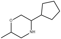 Morpholine, 5-cyclopentyl-2-methyl- Struktur