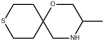 1-Oxa-9-thia-4-azaspiro[5.5]undecane, 3-methyl- Struktur