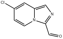 7-chloroimidazo[1,5-a]pyridine-3-carbaldehyde Struktur