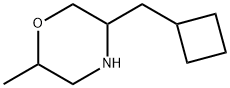 Morpholine, 5-(cyclobutylmethyl)-2-methyl- Struktur