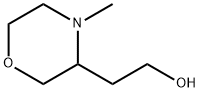 3-Morpholineethanol, 4-methyl- Struktur