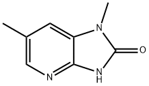 1,3-Dihydro-1,6-dimethyl-2H-imidazo[4,5-b]pyridin-2-one Struktur