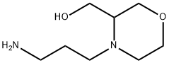 3-Morpholinemethanol, 4-(3-aminopropyl)- Struktur