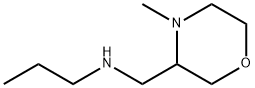 3-Morpholinemethanamine, 4-methyl-N-propyl- Struktur