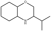 2H-1,4-Benzoxazine, octahydro-3-(1-methylethyl)- Struktur