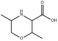 3-Morpholinecarboxylic acid, 2,5-dimethyl Struktur