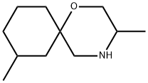 1-Oxa-4-azaspiro[5.5]undecane, 3,8-dimethyl- Struktur